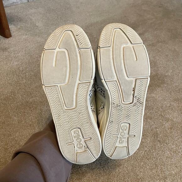 Gola x Anthro Eclipse Savanna Sneakers SZ 7 Calf Hair Black White Silver EUC - Picture 3 of 8